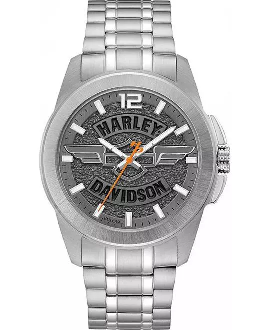 Bulova Harley-Davidson® Winged Medallion Watch 42
