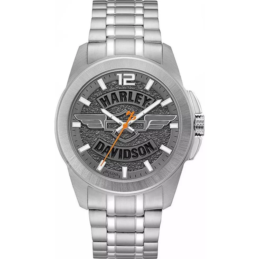 Bulova Harley-Davidson® Winged Medallion Watch 42