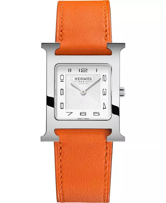 Hermes H Hour 036794WW00 Medium MM Watch 26mm