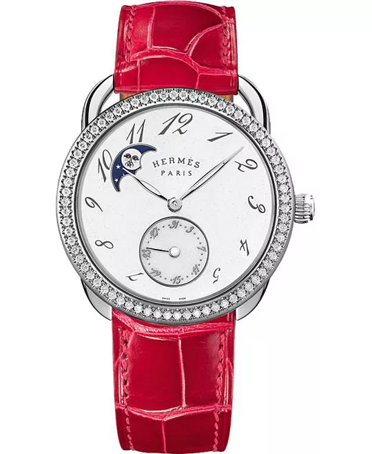 Hermes Arceau Petite Lune W049093WW00 Watch 38mm 