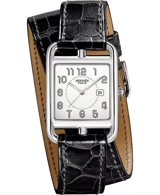 Hermes Cape Cod 043784ww00 Medium GM Watch 29mm