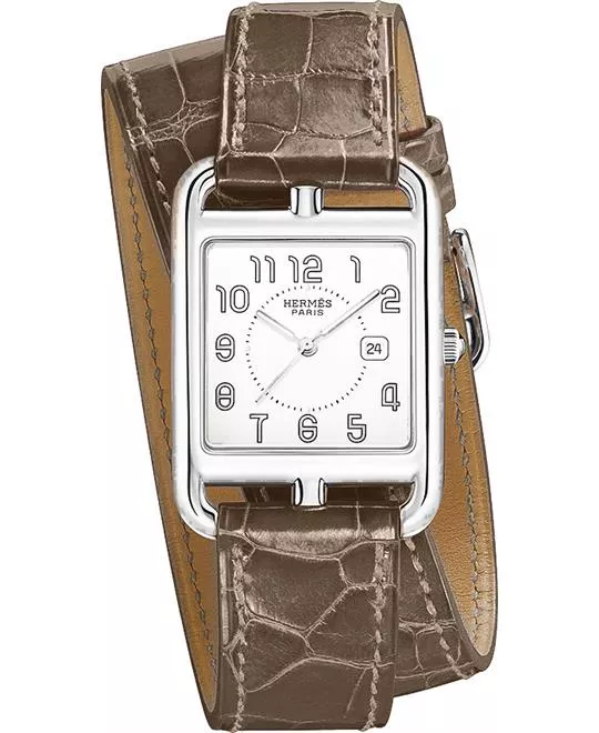 Hermes Cape Cod 043786ww00 Medium GM Watch 29mm