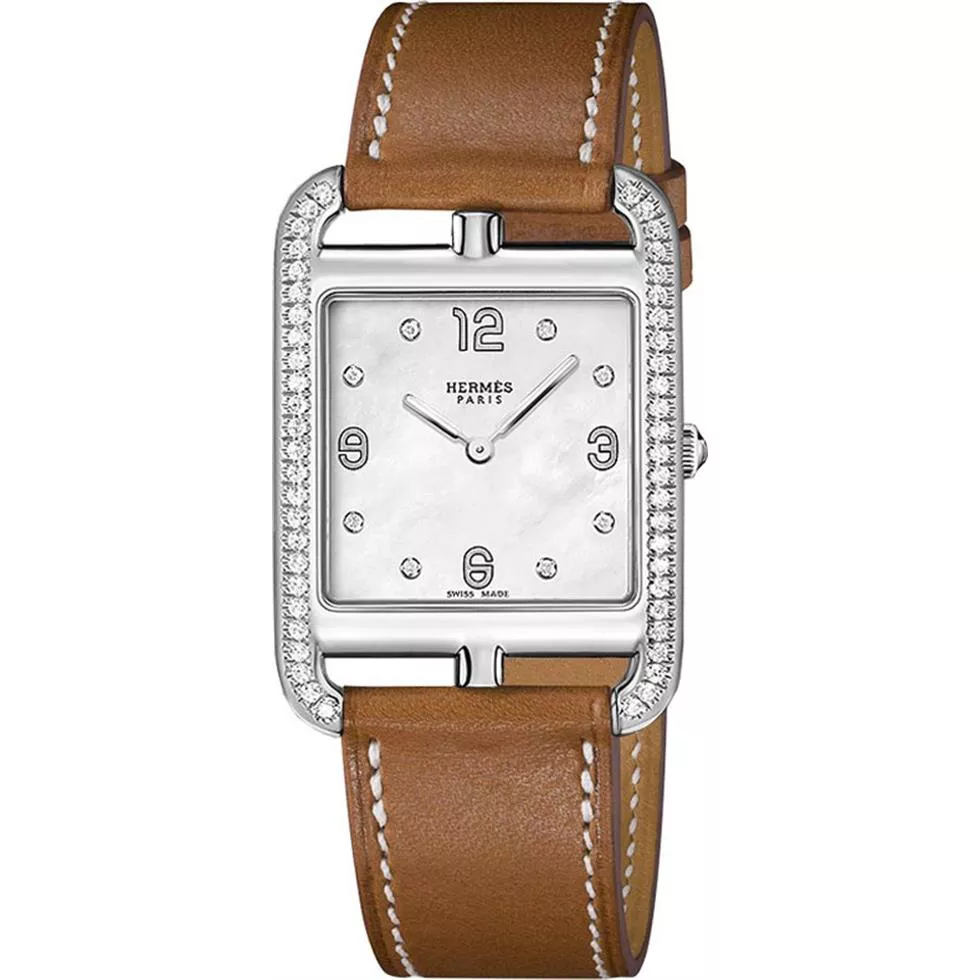 Hermes Cape Cod 044216ww00 Medium GM Watch 29mm