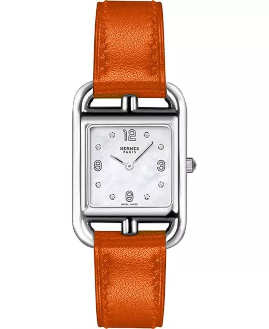 Hermes Cape Cod 044309ww00 Small PM Watch 23mm