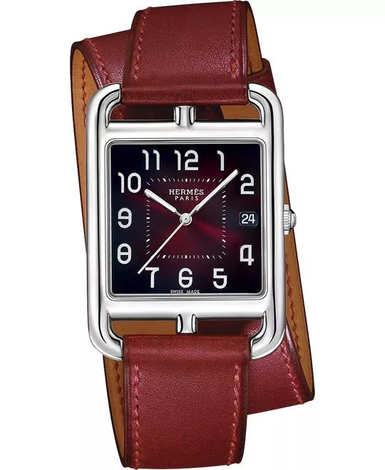 Hermes Cape Cod 044340ww00 Large TGM Watch 33mm
