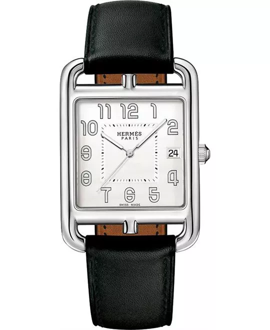 Hermes Cape Cod 044347ww00 Large TGM Watch 33mm