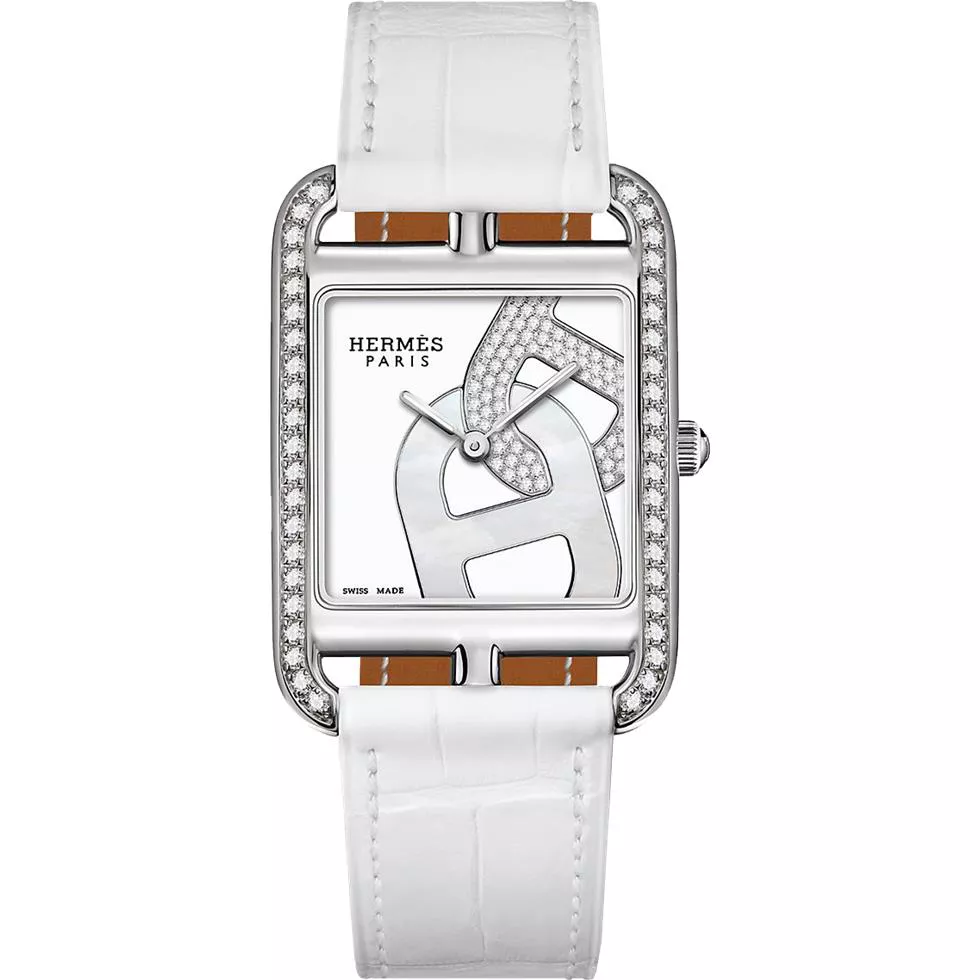 Hermes Cape Cod W047234WW00 Diamond Watch 29x29mm