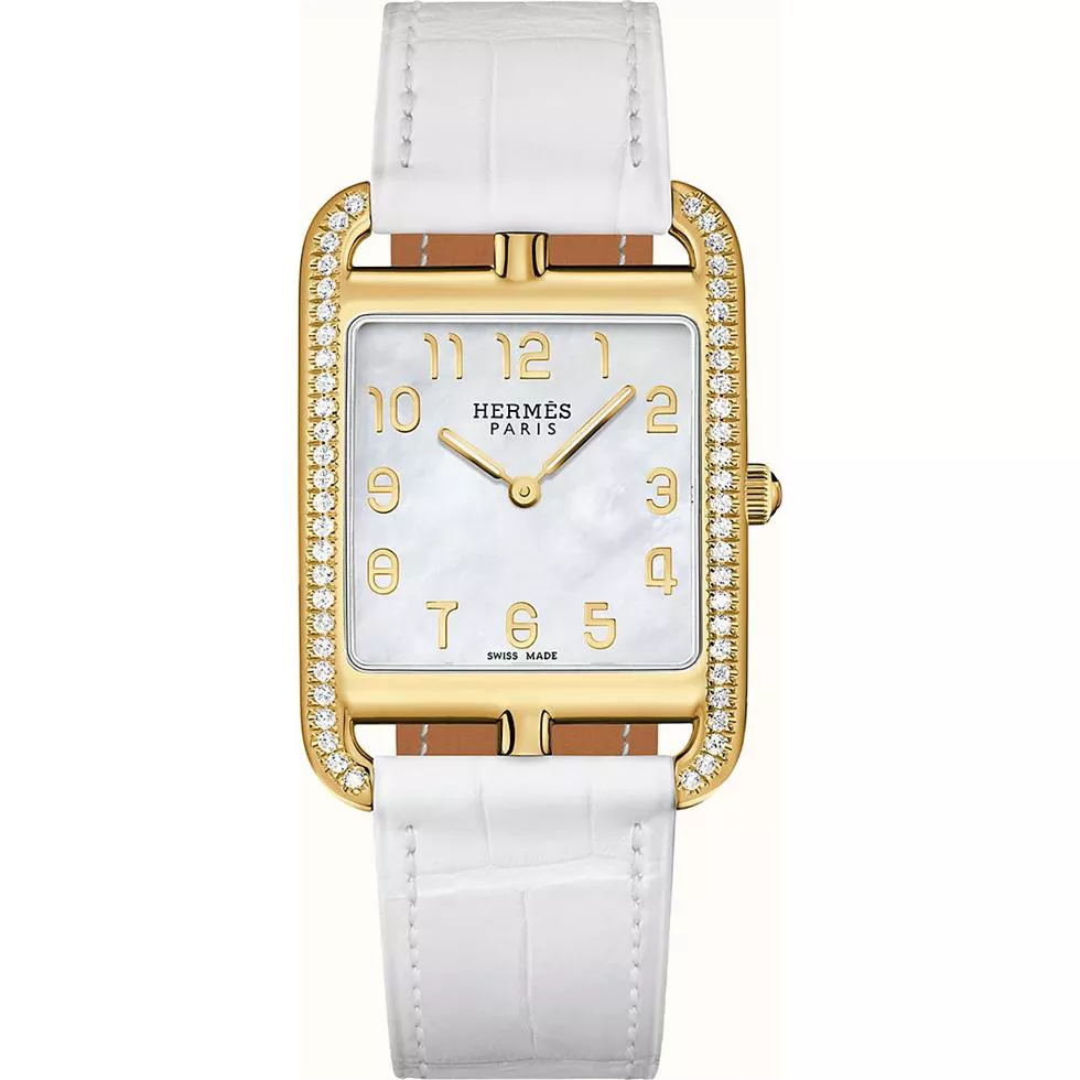 Hermes Cape Cod W047257WW00 Diamond Watch 29x29mm