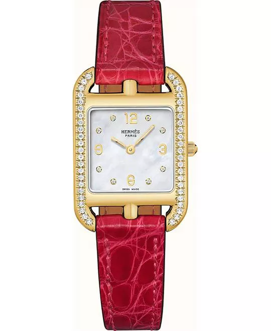 Hermes Cape Cod W047655WW00 Diamond Watch 23x23mm