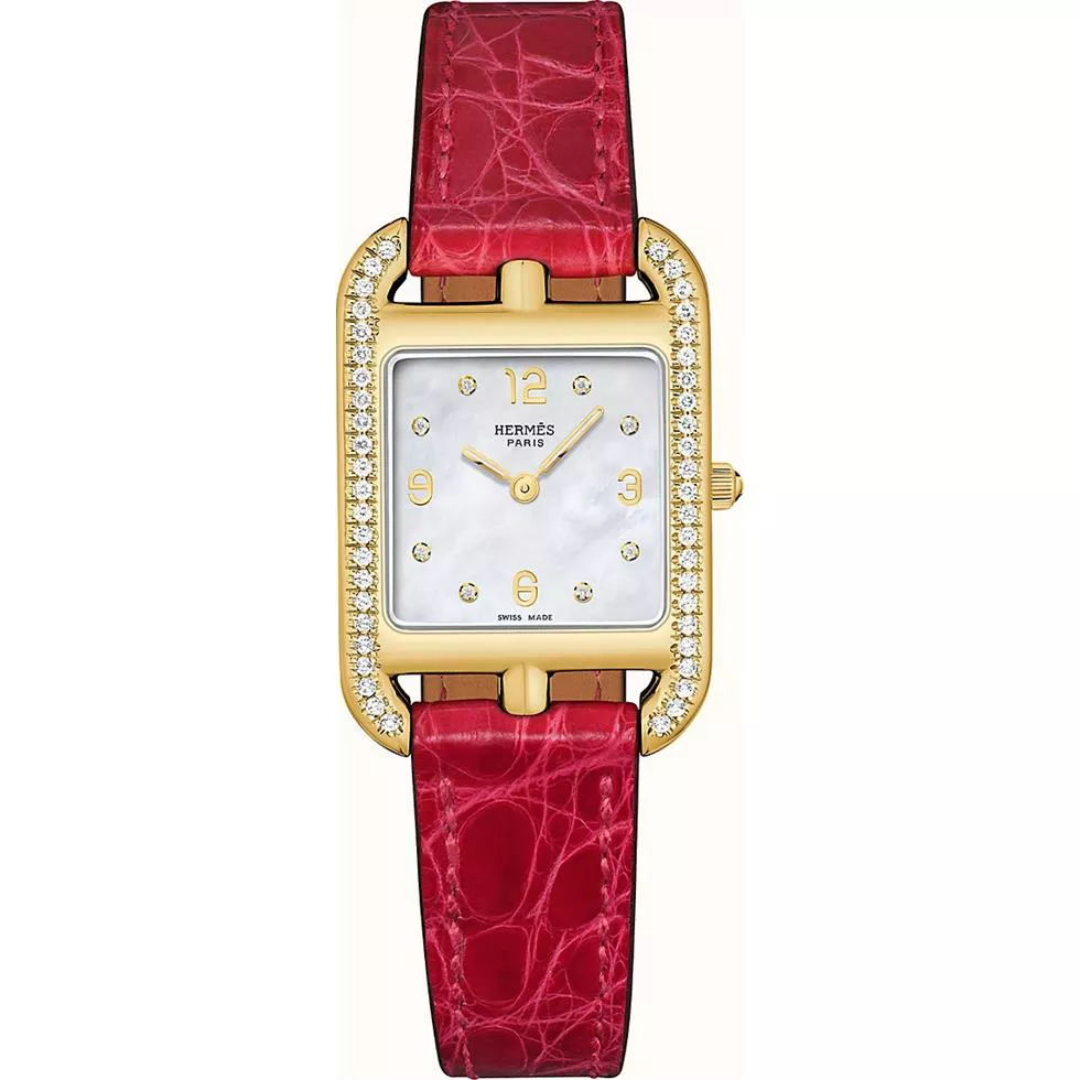 Hermes Cape Cod W047655WW00 Diamond Watch 23x23mm
