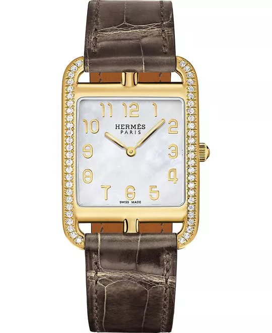 Hermes Cape Cod W047645WW00 Diamond Watch 29x29mm