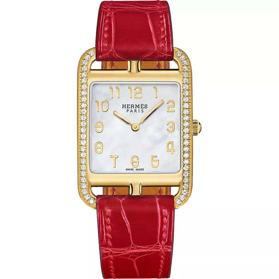 Hermes Cape Cod W047647WW00 Diamond Watch 29x29mm