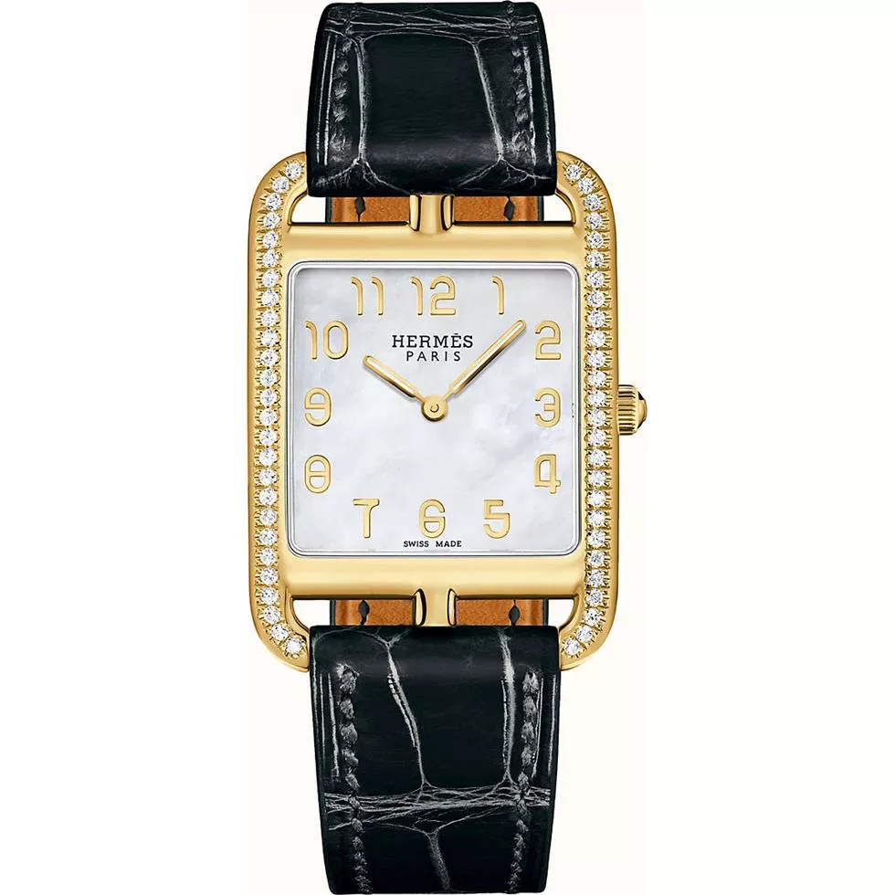Hermes Cape Cod W047648WW00 Diamond Watch 29x29mm