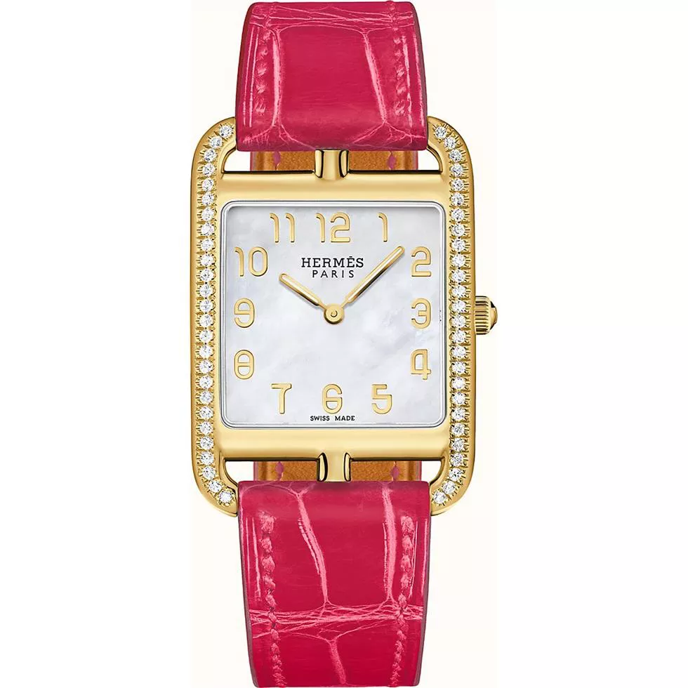 Hermes Cape Cod W047649WW00 Diamond Watch 29x29mm