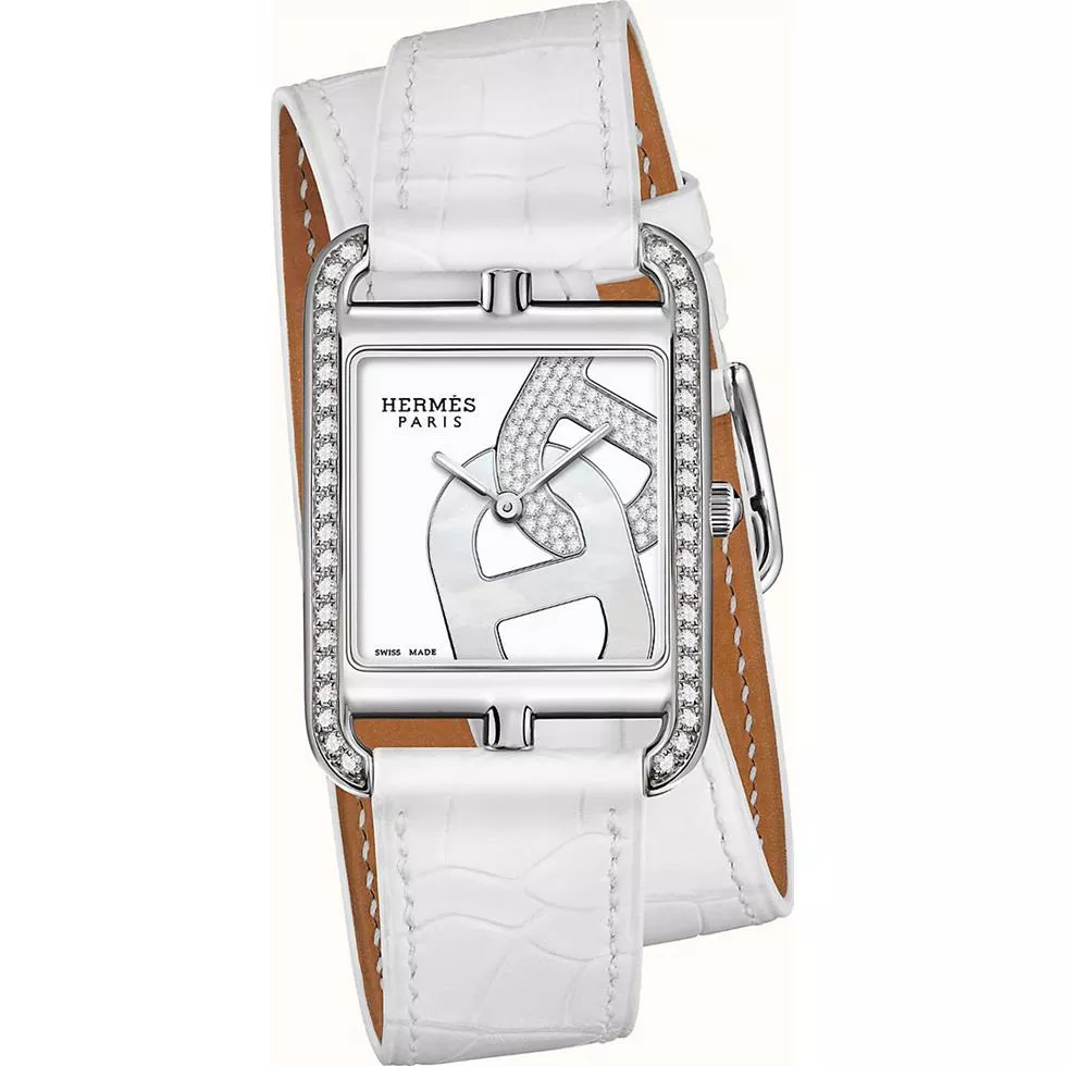 Hermes Cape Cod W047690WW00 Diamond Watch 29x29mm
