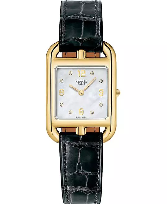 Hermes Cape Cod W048306WW00 Yellow Gold Watch 23x23mm