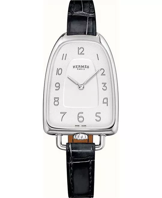 Hermes Galop W047877WW00 Steel Watch 40.8x26mm