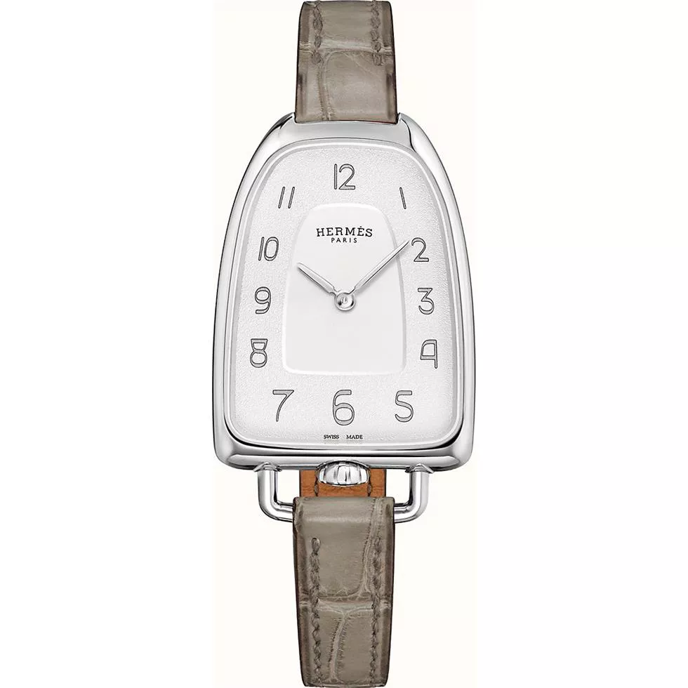 Hermes Galop W047879WW00 Steel Watch 40.8x26mm
