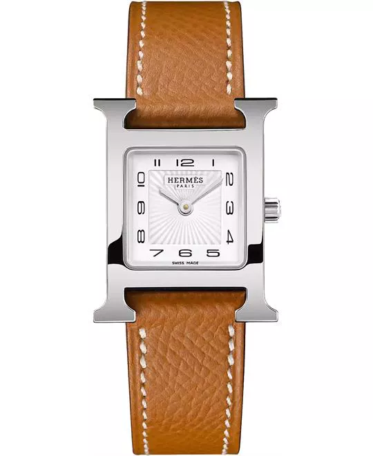 Hermes H Hour 036702WW00 Small PM Watch 25x25mm