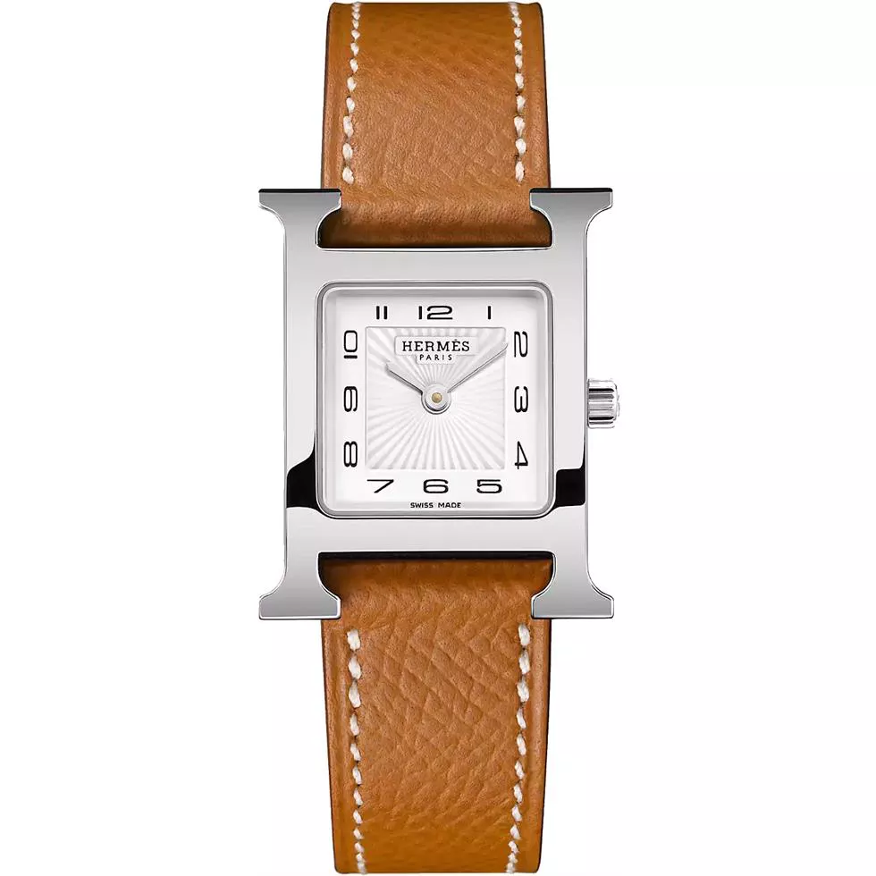 Hermes H Hour 036702WW00 Small PM Watch 25x25mm