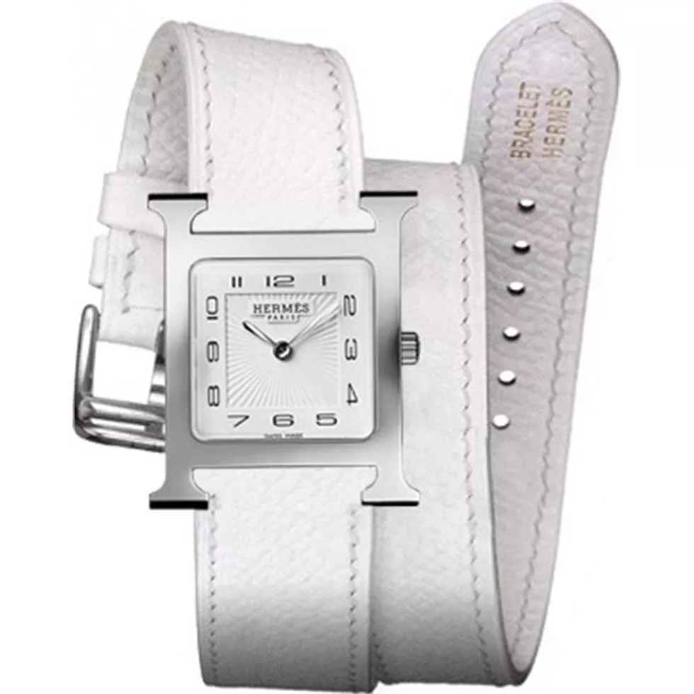 Hermes H Hour 036808WW00 Medium MM 26mm X 26mm