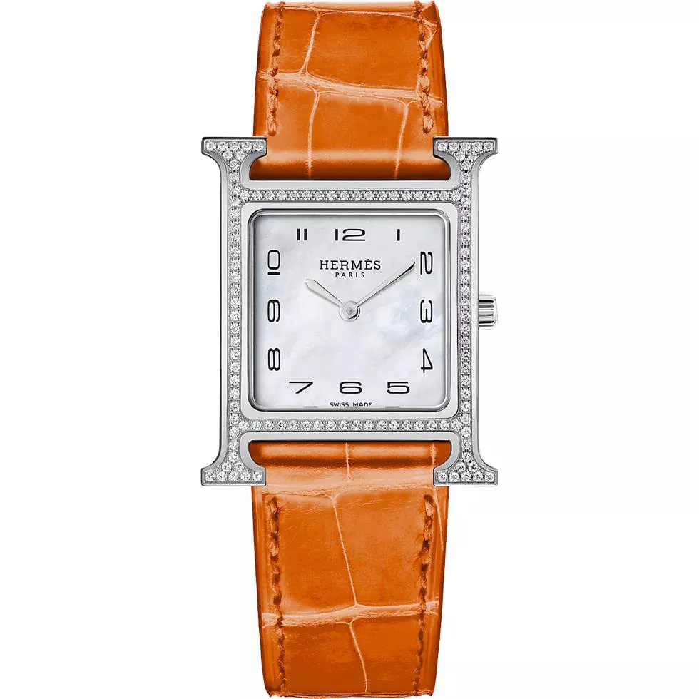 Hermes Heure H W046517WW00 Watch 26 x 26mm