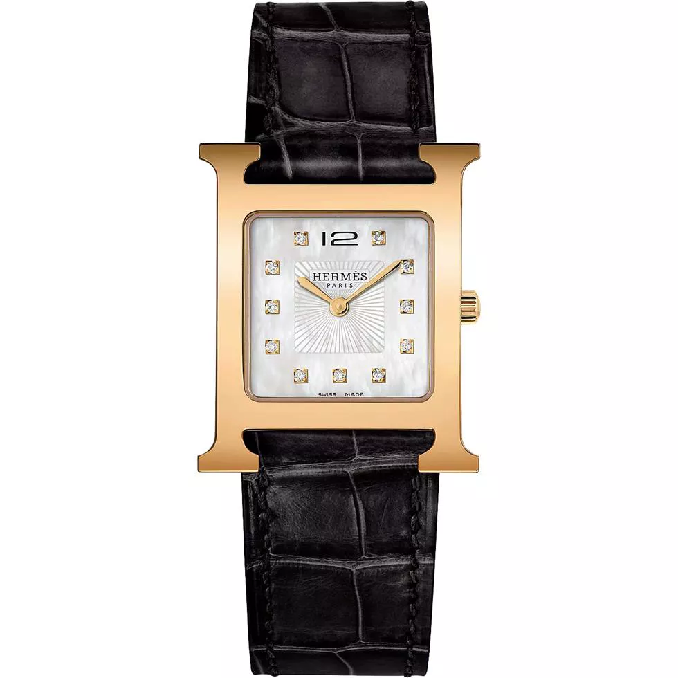 Hermes Heure H W053365WW00 Watch 26 x 26mm