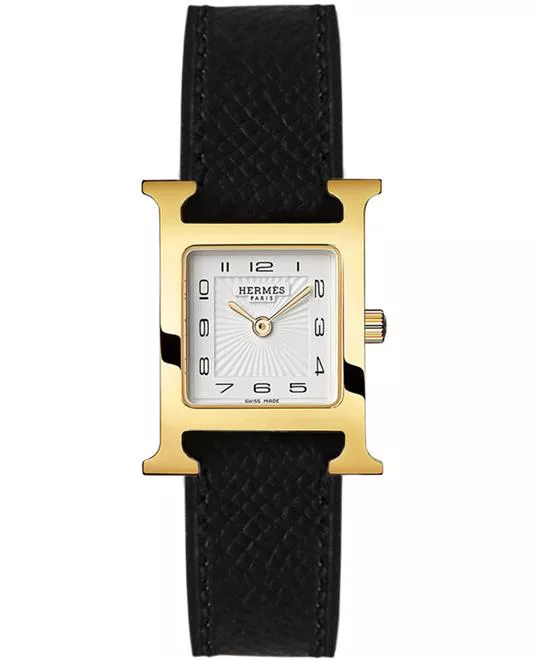 Hermes H Hour 036733WW00 Small PM Watch 21x21mm
