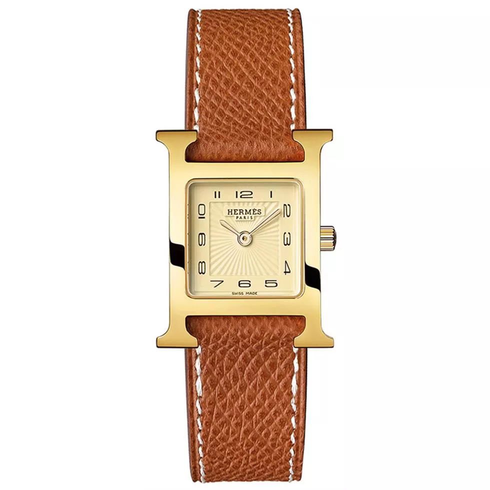Hermes H Hour 036725WW00 Watch 21mm X 21mm