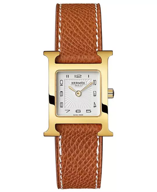 Hermes H Hour 036732WW00 Watch 21mm X 21mm