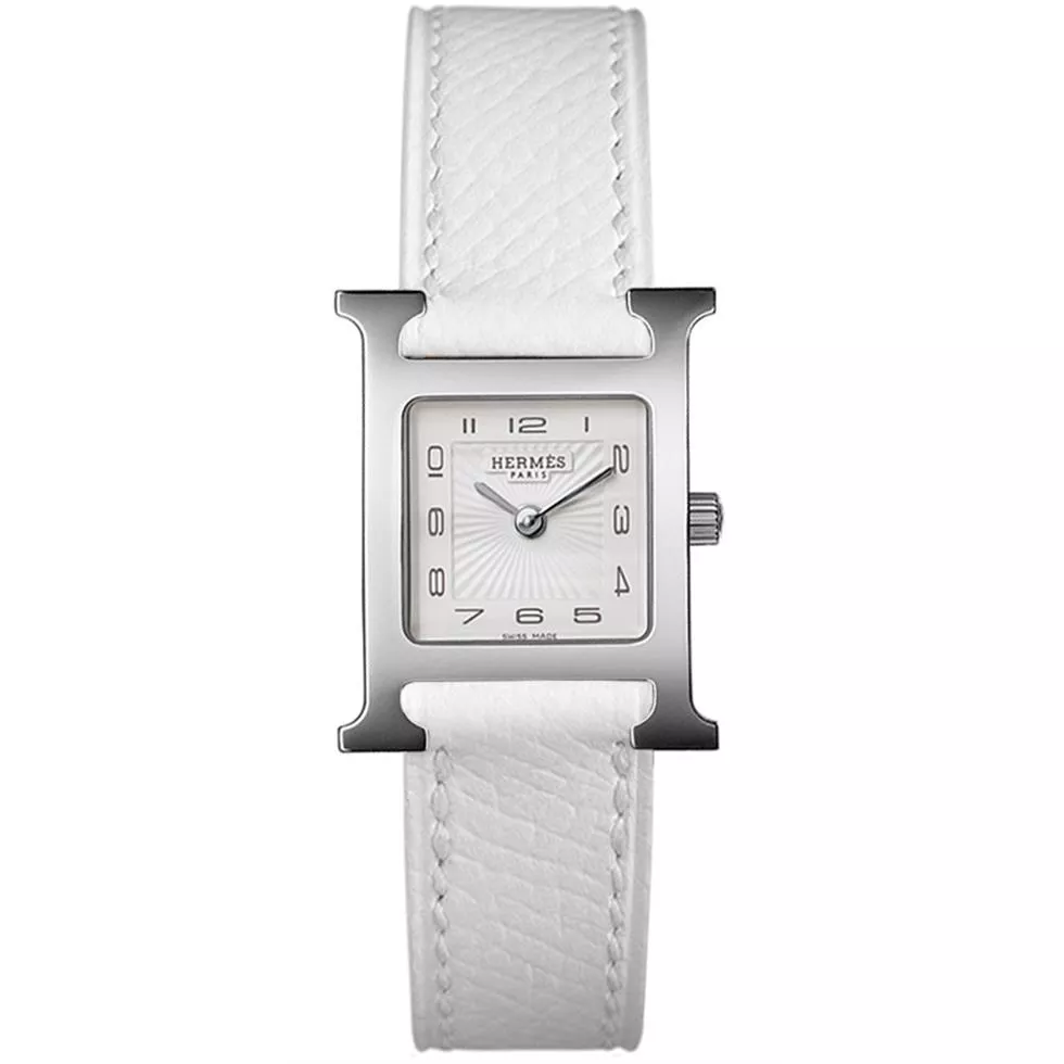 Hermes H Hour 036700WW00 Small PM Watch 21x21mm