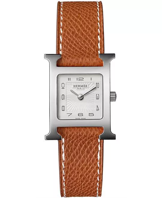 Hermes H Hour 036702WW00 Small PM Watch 21x21mm