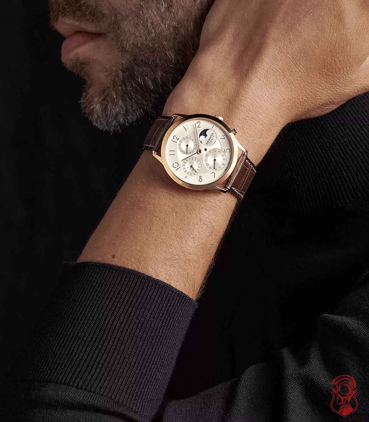 Hermes Slim D'hermès Quantieme Perpetuel Watch 39.5 MM