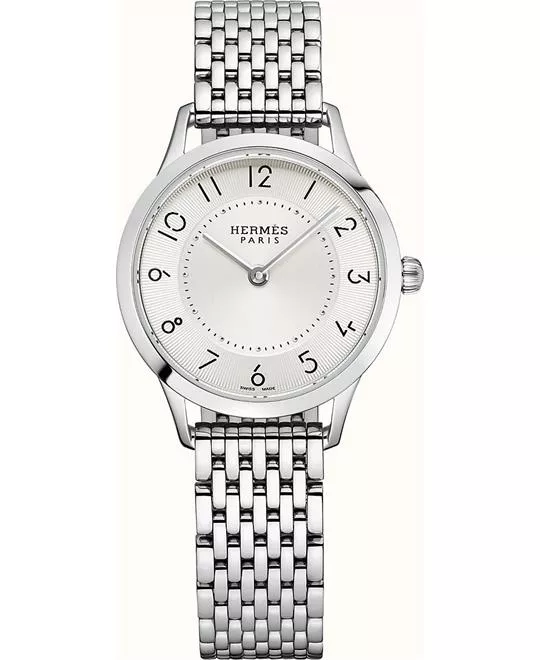 Hermes Slim W041736WW00 Steel Watch 25mm
