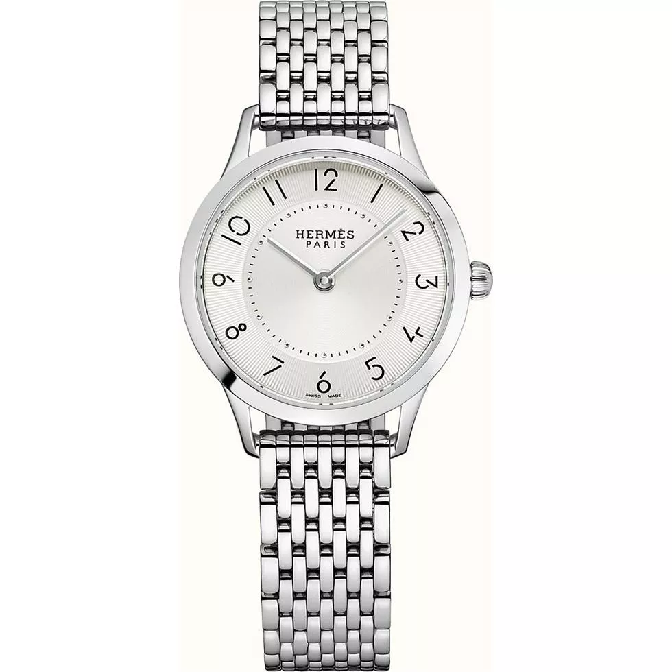 Hermes Slim W041736WW00 Steel Watch 25mm