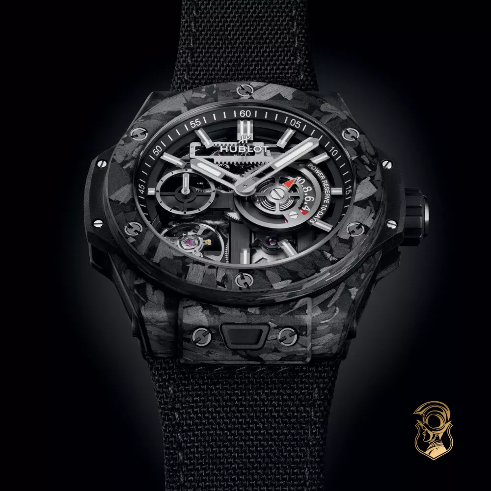 Hublot Big Bang 444.QN.1170.NR MECA-10 Frosted Carbon Watch 42mm