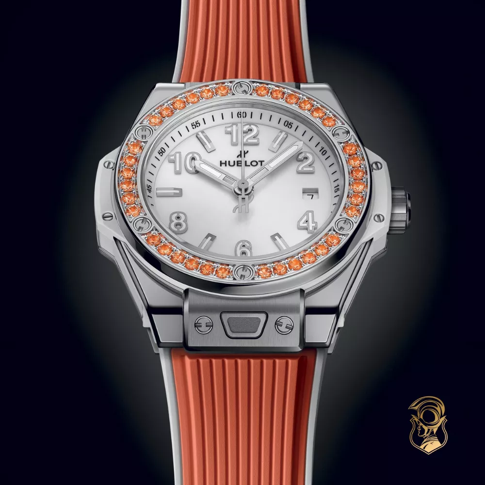 Hublot Big Bang 485.SO.2210.RX.1206 One Click Joyful Steel Orange Watch 33mm