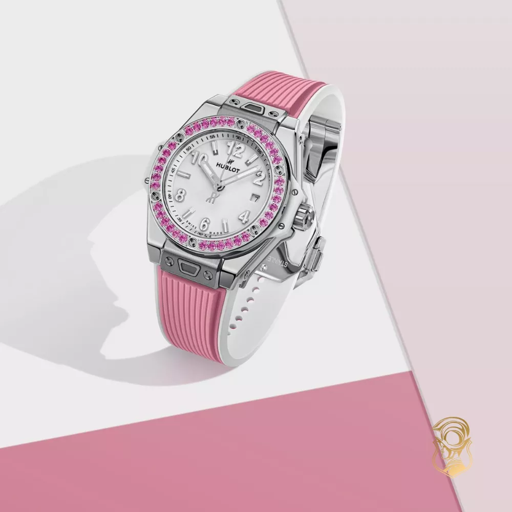 Hublot Big Bang 485.SP.2210.RX.1233 One Click Joyful Steel Pink Watch 33mm