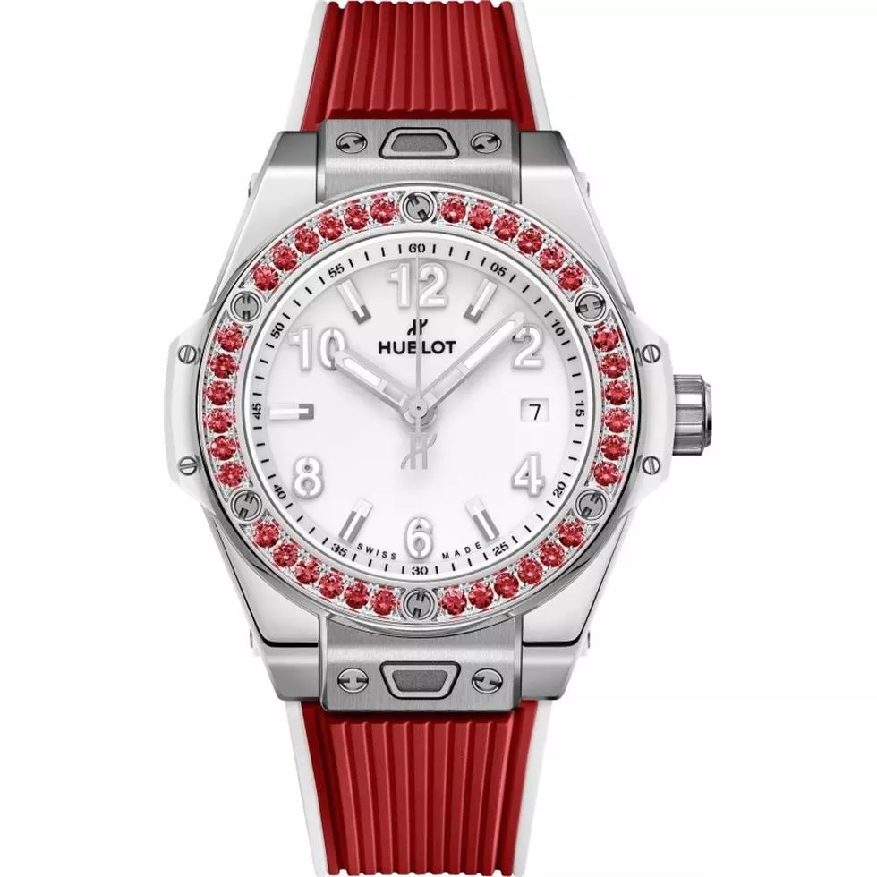 Hublot Big Bang 485.SR.2210.RX.1213 One Click Joyful Steel Red Watch 33mm