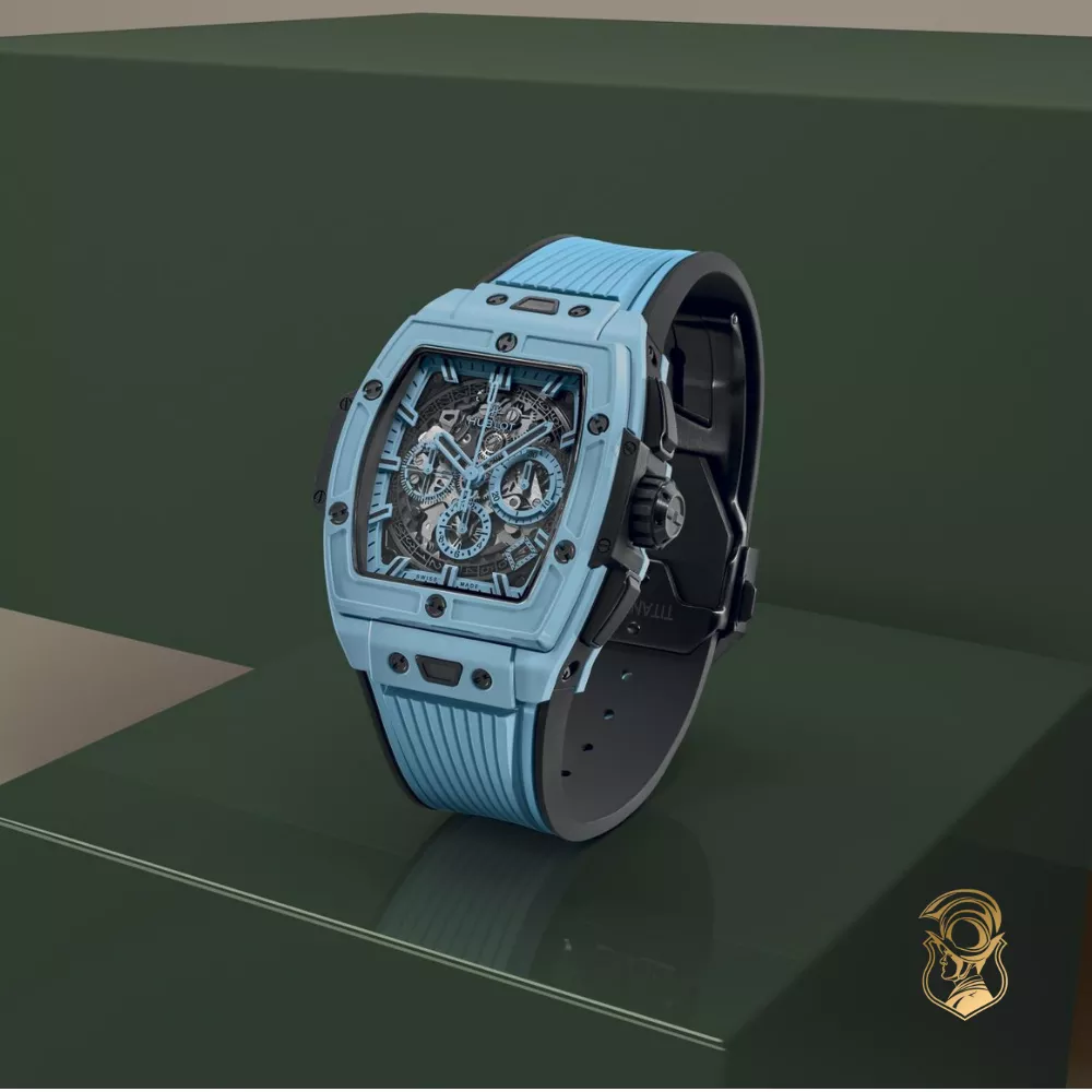 Hublot Spirit of Big Bang 642.EX.5110.RX Sky Blue Ceramic Watch 42mm