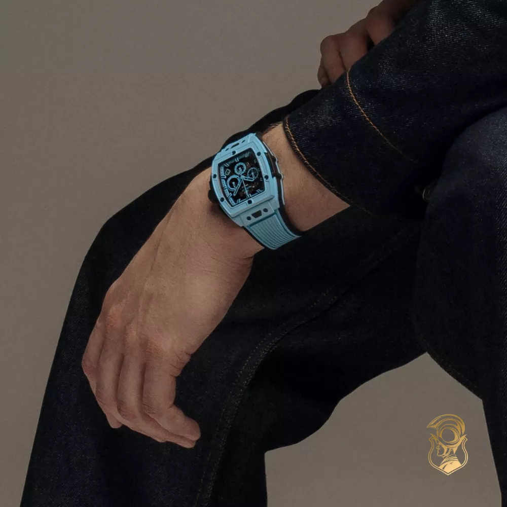 Hublot Spirit of Big Bang 642.EX.5110.RX Sky Blue Ceramic Watch 42mm