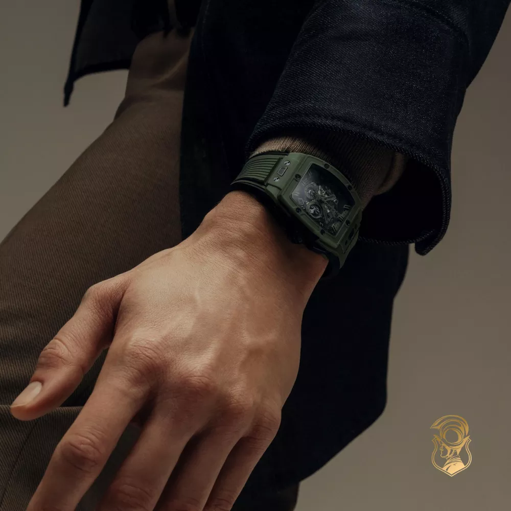 Hublot Spirit of Big Bang 642.GX.5210.RX Dark Green Ceramic Watch 42mm
