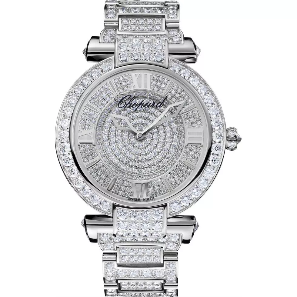 Chopard Imperiale 384239-1002 18k White Diamonds 40mm