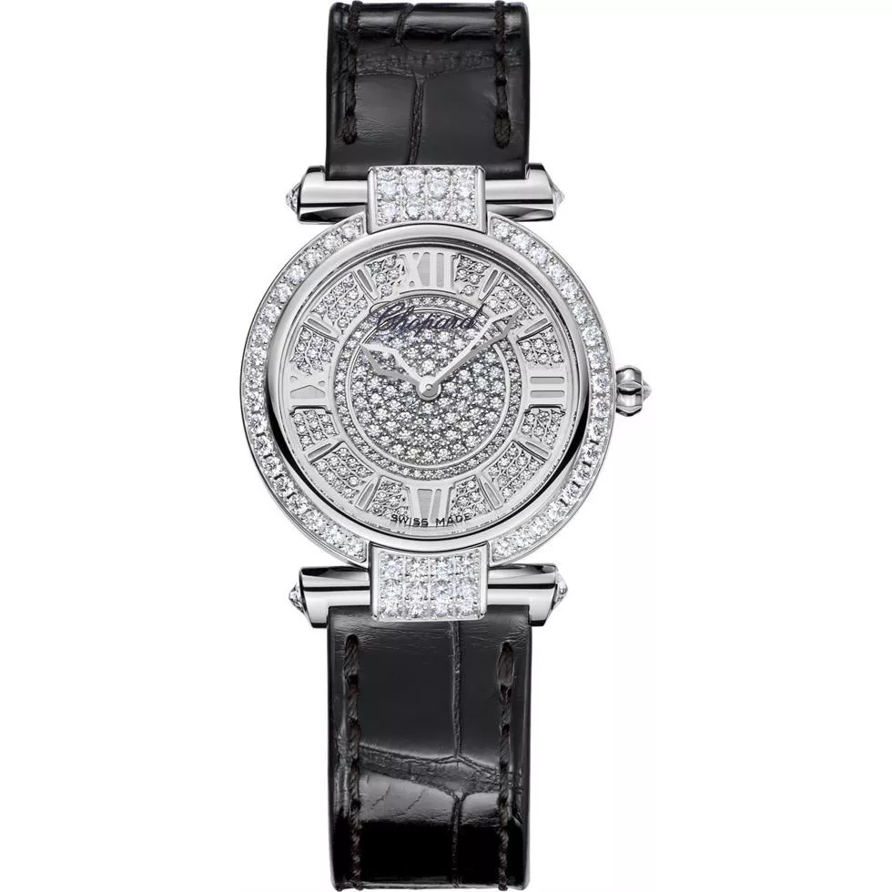 Chopard Imperiale 384280-1001 18k White And Diamonds 28mm
