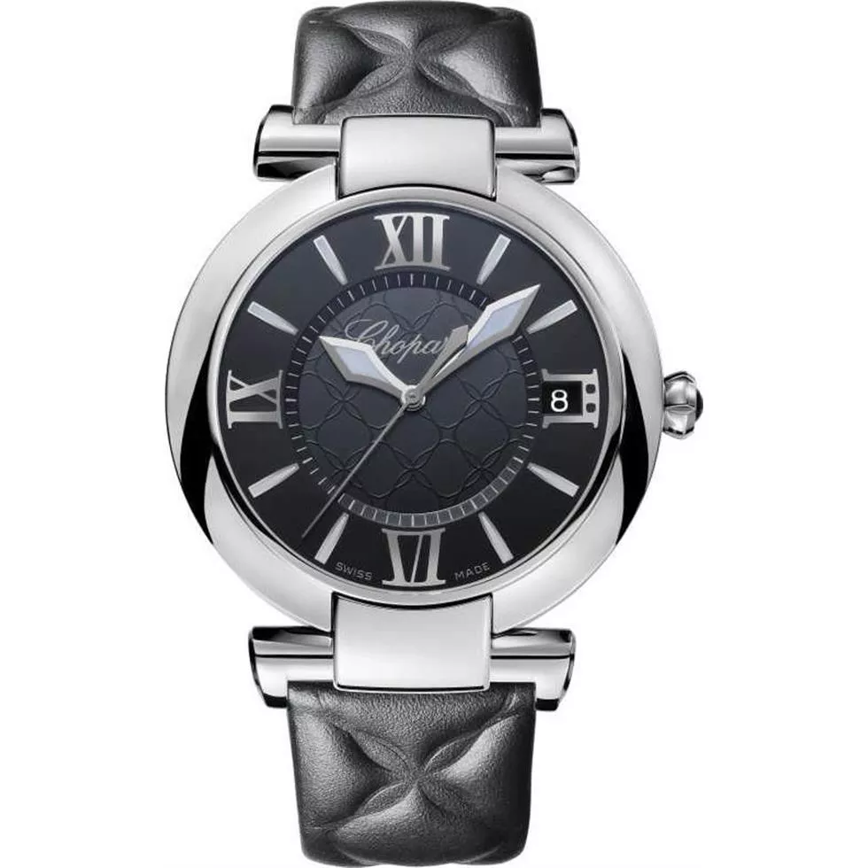Chopard Imperiale Stainless And Onyx Watch 40mm