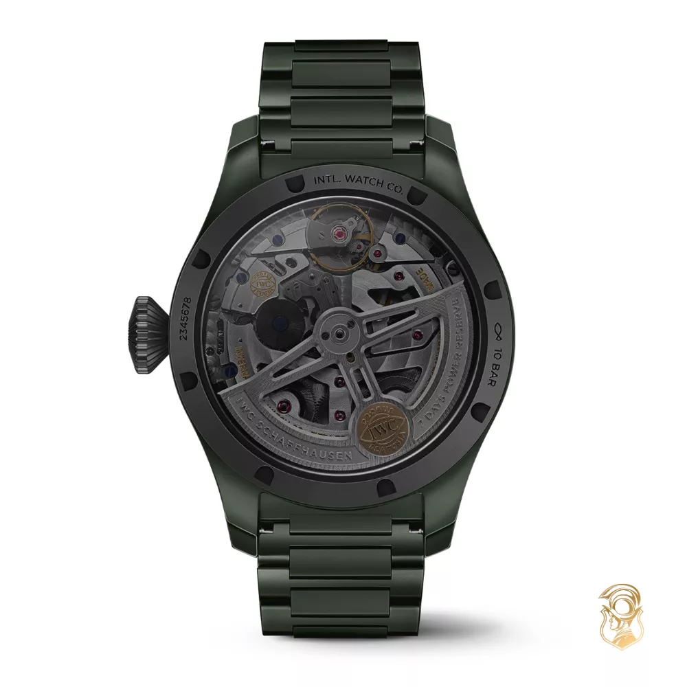 IWC Big Pilot’s IW503101 Perpetual Calendar TOP GUN Woodland Watch 46.5MM