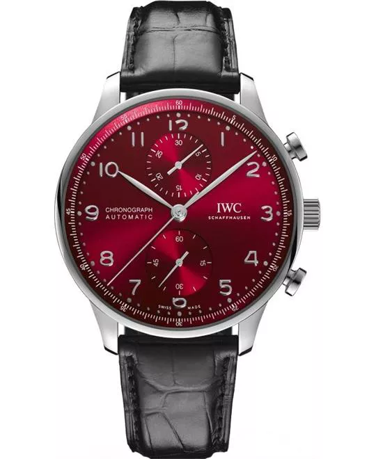 IWC Portugieser IW371616 Burgundy Watch 41mm