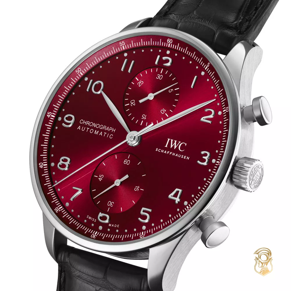 IWC Portugieser IW371616 Burgundy Watch 41mm