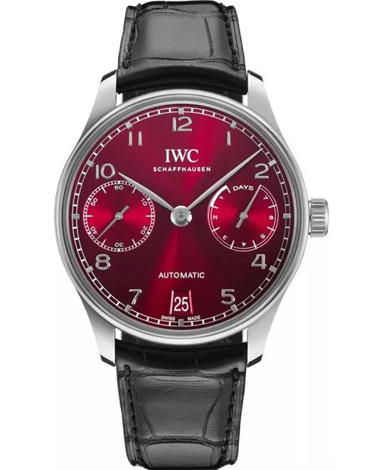 IWC Portugieser IW500714 Burgundy Watch 42mm