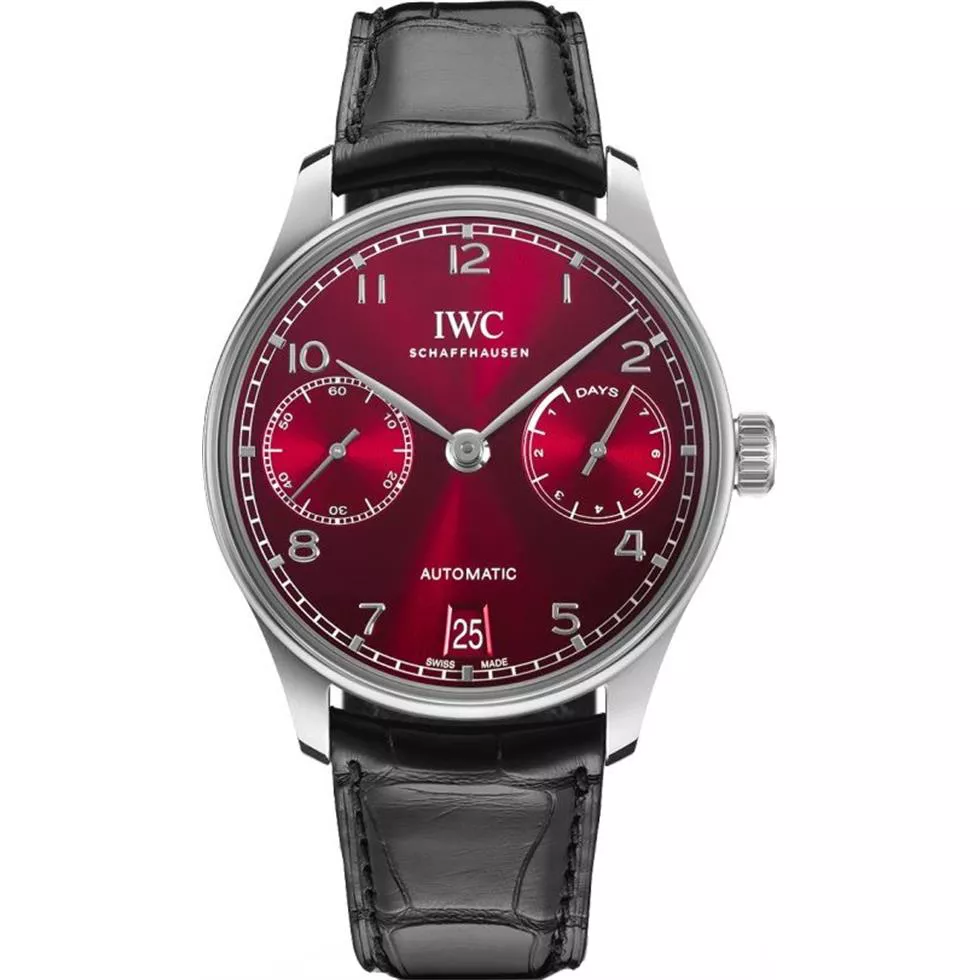 IWC Portugieser IW500714 Burgundy Watch 42mm